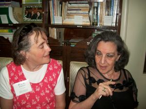 This is me and Colette Khoury, in her Damascus apartment on a hot day in August, 2010.